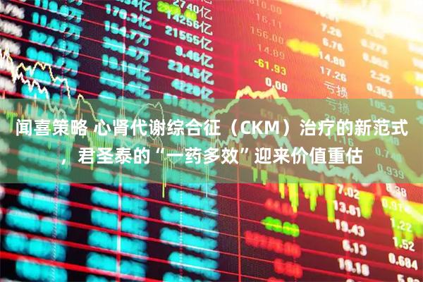 闻喜策略 心肾代谢综合征（CKM）治疗的新范式，君圣泰的“一药多效”迎来价值重估